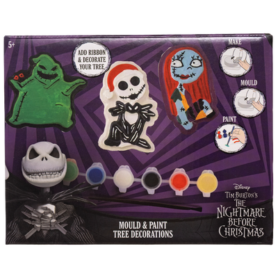 Nightmare Before Christmas Mould & Paint Tree Decorations image number 1