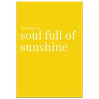 A4 Casebound Soul Full of Sunshine Notebook