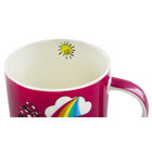 Disney Minnie Mouse Pink Rainbow Ceramic Mug image number 3