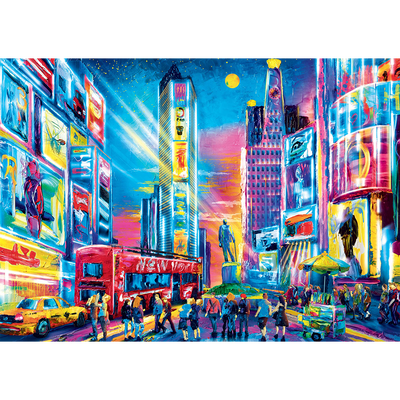 Times Square at Night 500 Piece Jigsaw Puzzle image number 2