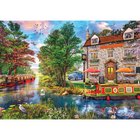 The Riverside Inn 1000 Piece Jigsaw Puzzle image number 2