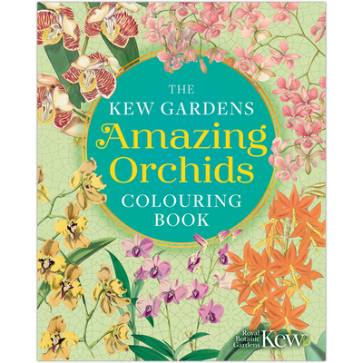 The Kew Gardens: Amazing Orchids Colouring Book image number 1