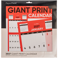 Giant Print Commercial Planner 2027