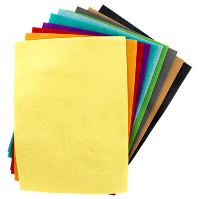 Sizzix A4 Brights Felt Sheets: Pack of 10 image number 2