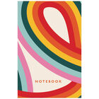 A5 Casebound Colour Swirl Notebook image number 1