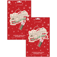 Colour Your Own Santa Stop Here Sign Bundle