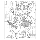 The Day of the Dead Colouring Book image number 3