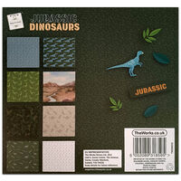 Jurassic Dinosaurs Design Pad 6 x 6 Inches