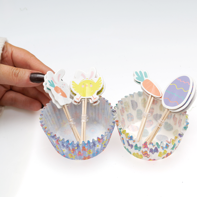 Easter Cupcake Cases and Toppers image number 3