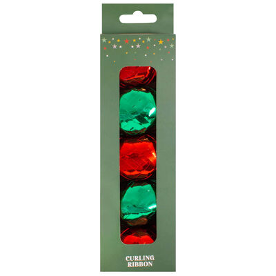 Christmas Red & Green Curling Ribbon image number 1