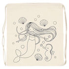 Colour Your Own Gym bag: Mermaid image number 1