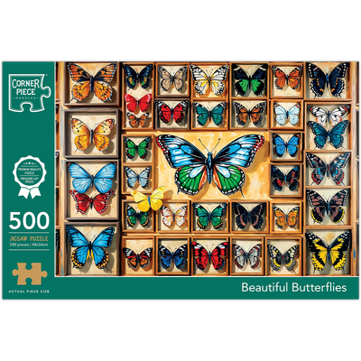 Beautiful Butterflies 500 Piece Jigsaw Puzzle image number 1