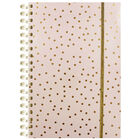 A4 Pink Foil Wiro Notebook: Assorted image number 3
