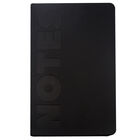 A5 Black Notes Lined Notebook image number 1