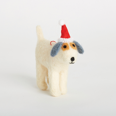 Festive Dog Needle Felting Kit image number 2