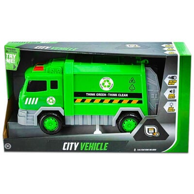 Recycling Truck with Flashing Lights and Sounds image number 1