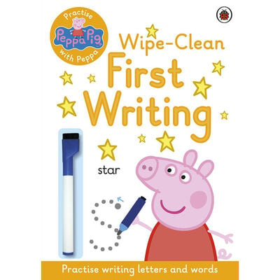 Peppa Pig: First Writing Wipe-Clean Book image number 1