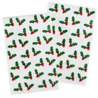 Glitter Holly Stickers: Pack of 56 image number 1