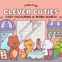 Clever Cuties: Cosy Colouring & Wordsearch