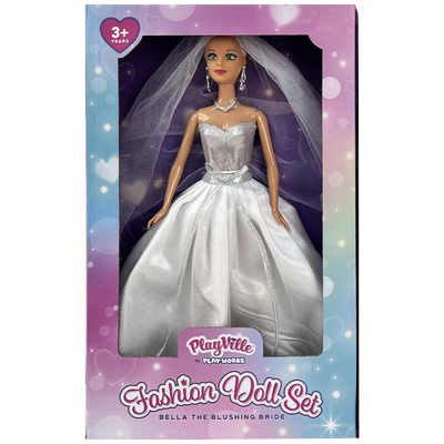 PlayWorks PlayVille Fashion Bride Doll Set image number 1