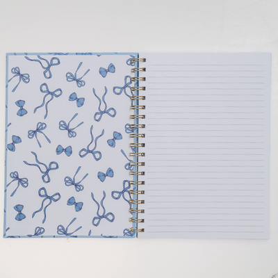 B5 Wiro Bow Pattern Notebook image number 3