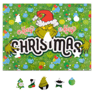 The Grinch 500 Piece Double Sided Puzzle image number 2