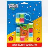 Keyboard Clicker Keyrings: Pack of 3