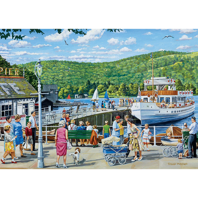 Bowness Pier 500 Piece Jigsaw Puzzle image number 2