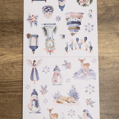 Snowy Christmas Design Pad: 12 x 12 Inches image number 4
