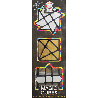 Metallic Magic Cubed Puzzles - Set of 3 image number 1
