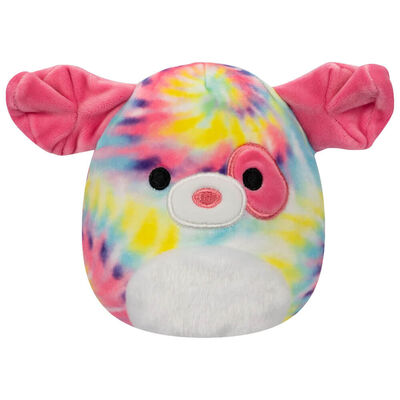 Squishmallows Flipamallow Plush: Laura the Pink Tabby/ Sheena The Tie Dye Swirl Dog image number 2
