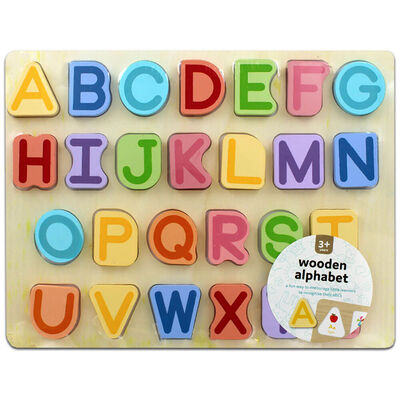 Wooden Alphabet Puzzle image number 1