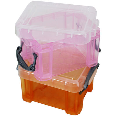Really Useful Small Plastic Coloured Storage Boxes - Pack of 4 image number 2