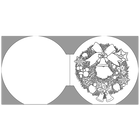 Christmas Wreaths Colouring Book image number 4