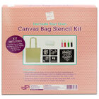 Decorate Your Own Canvas Bag Stencil Kit image number 2