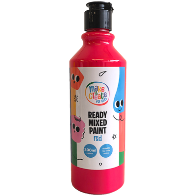 Ready Mixed Red Paint: 300ml image number 1