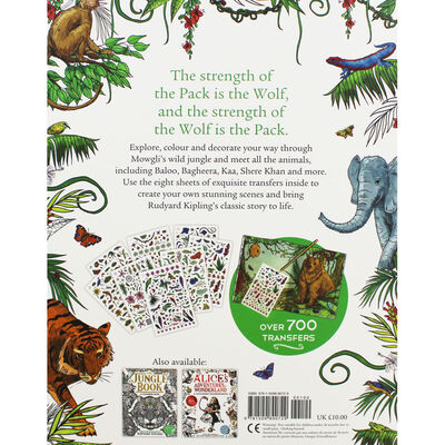 The Jungle Book: A Colouring Transfer Book image number 3