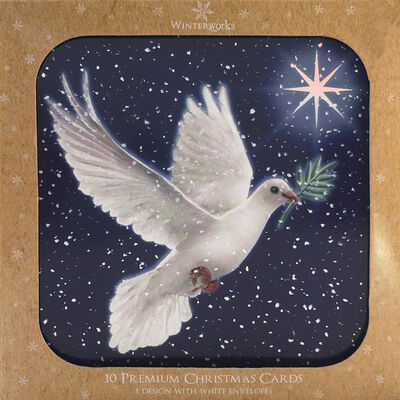 Dove Christmas Cards: Pack Of 10 image number 1