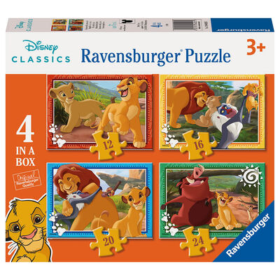 The Lion King 4-in-1 Jigsaw Puzzle Boxset image number 1