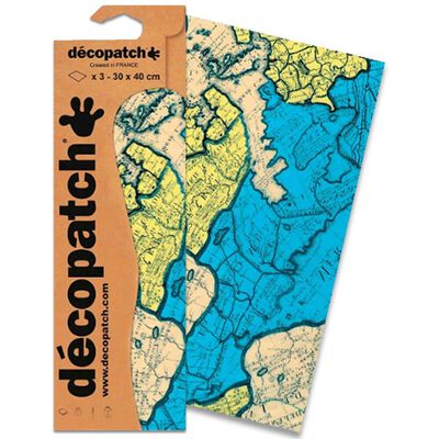 Decopatch Decorative Papers: Map image number 1