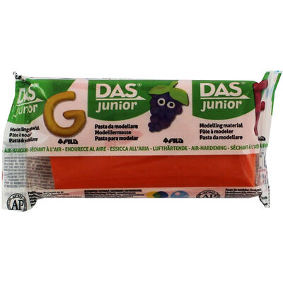 Das Junior 100g Orange Air Hardening Modelling Clay image number 1