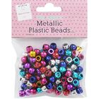 Metallic Plastic Beads image number 1