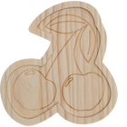 Make & Create Large Wooden Cherry Tray image number 1