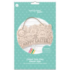 Colour Your Own Easter Wooden Sign image number 1