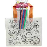 Colour Your Own Woodland Bag: Pack of 12