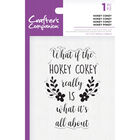 Crafters Companion Clear Acrylic Stamp - Hokey Cokey image number 1
