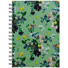 A5 Light Green Floral Wiro Notebook image number 1