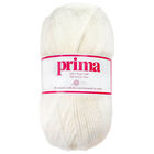 Prima DK Acrylic Wool: Pure White Yarn 100g image number 1