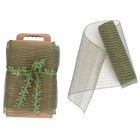 Green Mesh Ribbon: 9m image number 2