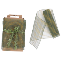 Green Mesh Ribbon: 9m